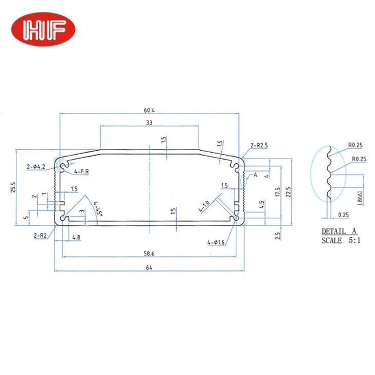 High Quality Extrusion Case Aluminum Profile