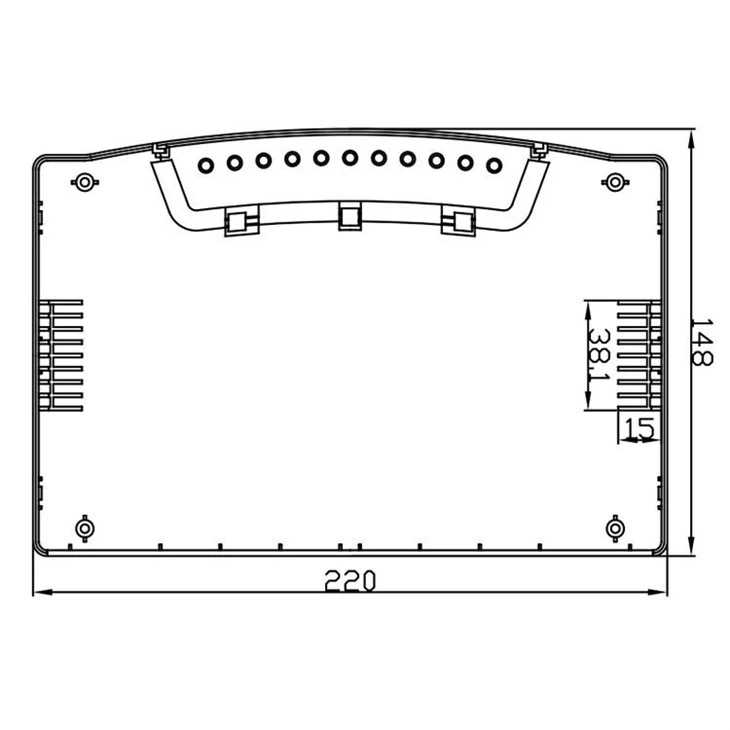 Plastic Network Electronic Enclosure ABS Case